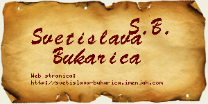 Svetislava Bukarica vizit kartica